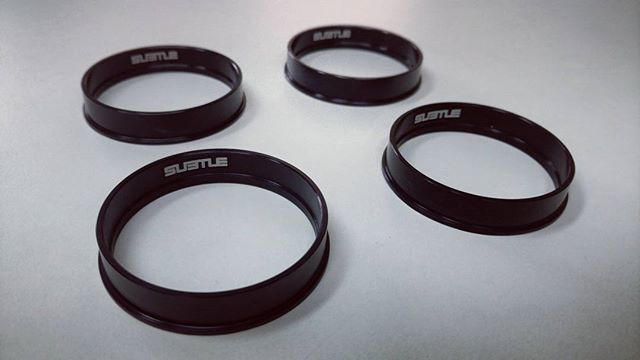 Adapter Rings (Aluminum) - Black (4pc Set)